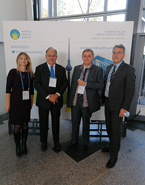 Berlin, October 2021 - Sapienza Delegation at the World Health Summit